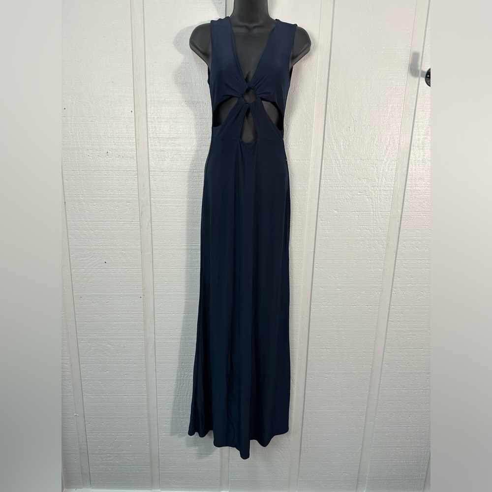 Love x Design Women’s Navy Maxi Dress Size XS NWT - Picture 2 of 9